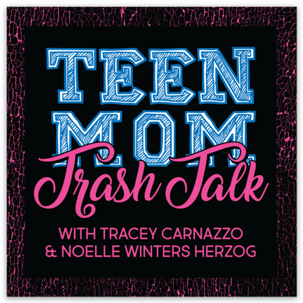 Teen Mom Trash Talk Magnet (Black & Pink)